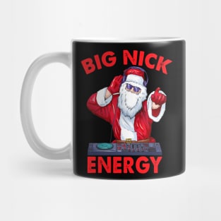 Big Nick Energy Funny Santa Christmas Mug